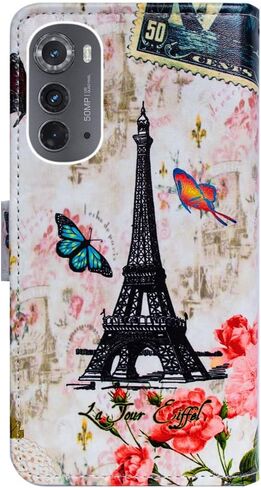 Case for Motorola Edge 2022, Mandala Flower Space Leather Flip Phone Case Wallet Cover with Card Slot Holder Kickstand for Moto Motorola Edge 2022 in Kuwait