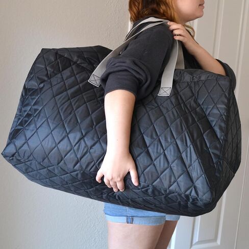 25 Gallon Quilted Moving and Storage Bag. 22" x 10" x 8". Moving Bag with Reinforced Handles and Zippers. Great for Moving and Storing Clothes, Art Supplies, School Supplies and More. in Kuwait