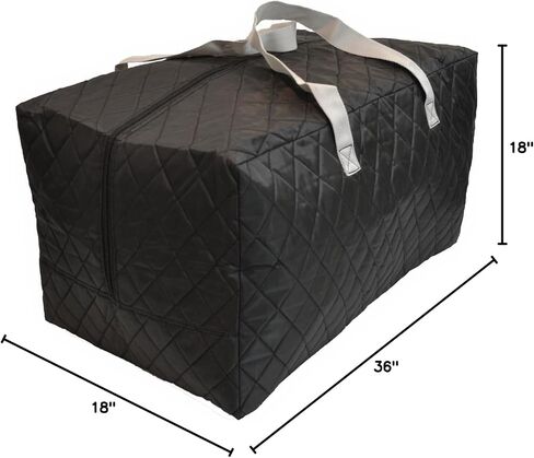 25 Gallon Quilted Moving and Storage Bag. 22" x 10" x 8". Moving Bag with Reinforced Handles and Zippers. Great for Moving and Storing Clothes, Art Supplies, School Supplies and More. in Kuwait