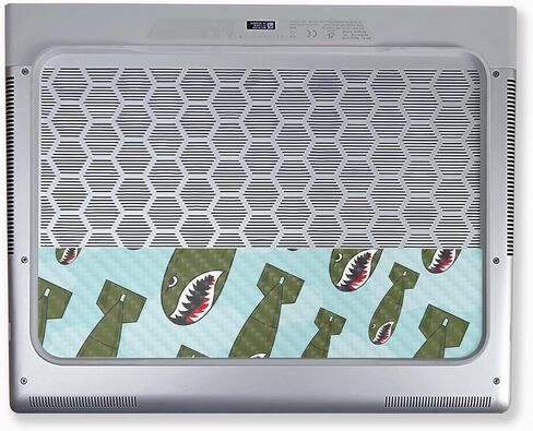 Tablet Skin Compatible with Alienware X16 R2 (2024) - Nighttime Skulls - Premium 3M Vinyl Protective Wrap Decal Cover - Easy to Apply | Crafted in The USA by MightySkins in Kuwait