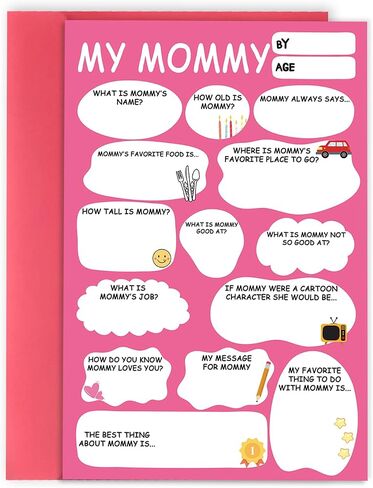 YiKaLus Mother's Day Card to My Mom,Romantic Mothers Day Gifts for Women,Mother's Day Greeting Cards for Mom from Daughter Son,Lovey Gift Idea for Her in Saudi Arabia