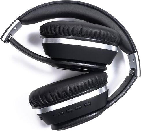 RadioShack Noise-Cancelling Over-Ear Headphones, Wireless Bluetooth Headphones with 400MAH Battery, Gray in Kuwait