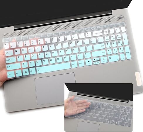 Keyboard Cover for Lenovo V15 G4(2024), V15 G3, V15 Gen 2 / IdeaPad 1 1i 15IJL7 15ADA07 15IAU7 15ALC7 15.6" / IdeaPad Flex 5 5i 16" / Ideapad 3 3i 15.6" / Yoga 7i 16 Laptop-Colorful in Kuwait