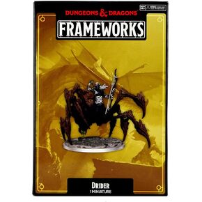 أطر Wizkids D&D: DRIDER - غير مصبوغ وغير معبأ