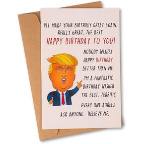 decorluxes Funny Birthday Card for Women & Men, Humorous Birthday Gifts for Boyfriend, Girlfriend, Husband, Wife, Perfect Birthday Greeting Card