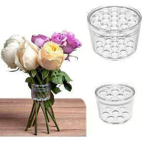 COBENGA 8 PCS SPORAL IKEBANA STEM حامل ، حامل جذع حلزوني للزهور ، Twister باقة لترتيب الزهور ، حاملي STEM For Flowers ، ديكور الزفاف الهولندي وفن الزهور الرائع