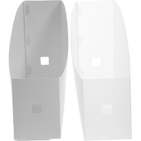 NUOBESTY 2Pcs Desk File Organizers File Storage Boxes Vertical File Folders File Cabinet Drawer Organizers File Sorter Drawers Plastic Desktop Storage Racks Use Divider