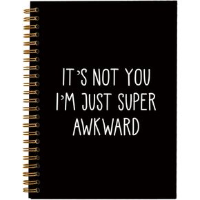 Funny Office Notebooks for Work, Sarcastic Gifts, Funny Gifts Journal for Coworkers, Work Humor Gifts, Office Supplies for Desk, College Ruled Hardcover Spiral Notebook 5.5 x 8.3