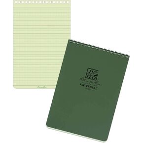 طقوس في دفتر الملاحظات المقاوم للعوامل الجوية للمطرس ، 5 1/4 "× 8 1/4" ، الغطاء الأصفر ، نمط العمل العالمي (رقم 1557)