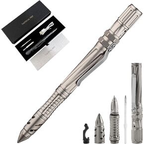 Multi-tool Pen, Emergency Heater,Emergency Tool,Bottle Opener,Ballpoint Pen, Cool EDC Gear, Suitable for Both Men and Women（Black）