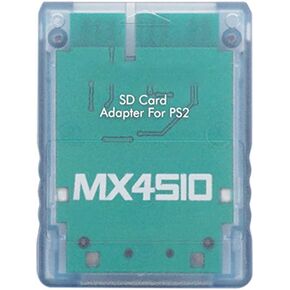 SIO2SD SD Card Reader Adapter for PS2 Fat Console Memory Card Expansion for SIO Replacement Memory Card Reader for PS2 Not a Memory Card But a Adapter (Red)