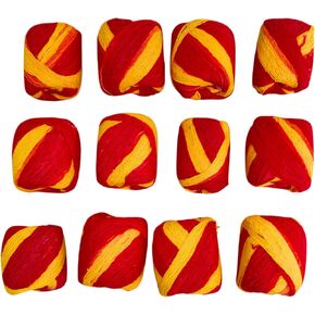 Mauli Kalawa Dhaga for Pooja – Set of 12 Rolls – 100% Cotton Sacred Mauli Raksha Sutra – Wrist Thread for Havan, Worship, Rakhi, Diwali, Festivals, Traditional Hindu Puja Items