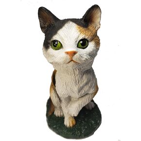 Calico Cat Bobblehead Figure تمثال لوحة معلومات السيارة