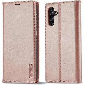 EYZUTAK Case for Samsung Galaxy A13 5G/4G/A04S, Vintage Classic Matte Leather Wallet Case Flip Notebook Style Cover with Magnetic Closure Kickstand Card Slots - Dark Blue