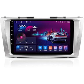 Android 13 Radio for Toyota Camry 2007-2011 with JBL, 9 Inch QLED HD Touch Screen, 6G+128G with Wireless Apple Carplay, Android Auto, WiFi, DSP, SWC, AM FM Radio (CAN005 Harness)