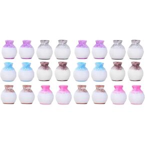 Ciieeo 24 Pcs Micro Landscape Vase Small House Flower Vase Tiny Homes Miniature Model Tiny House Decorations Mini House Accessories Tiny House Accessories Trinkets Resin Doll House