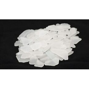 Nautical Crush Trading White Sea Glass - 11 أوقية من الزجاج البحري للكتابة الحرف والديكور العطلات | زجاج الشاطئ للحرف اليدوية ، Seaglass للحرف ، عروض الزفاف الساحلية ومشاريع DIY