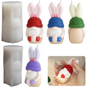 عيد الفصح أرنب أرنب راتنجات السيليكون من أجل الصب وصنع الشموع in Kuwait