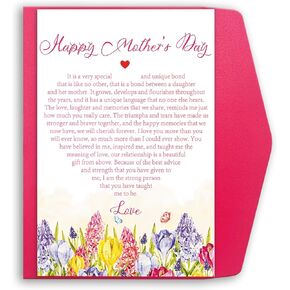 Funny Mother's Day Gifts Cards for Mom, Fill in The Blanks on Mother's Day from Daughter Son, Best Mom Gifts Ideas