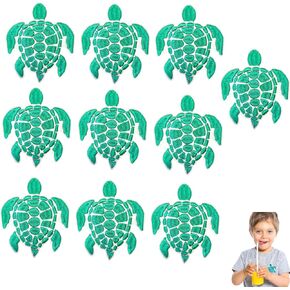 10 Pcs Sea Turtle Iron On Patches, Cute Turtle Embroidered Appliques Embroidered Patches Summer Beach Sew On Badge for DIY Clothes Jeans Jacket Backpack