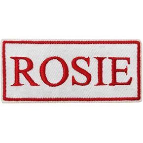 Cute-Patch Rosie The Riveter We can Do it Uniform-Workshirt Embroidered Iron on Patch Cosplay Costume