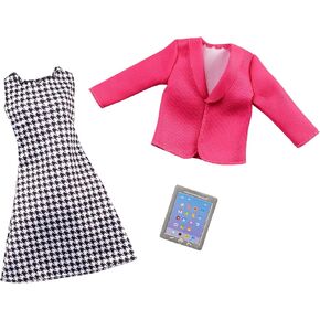 Barbie Cloths - Doll Outfit Doll ، Business Executive with tablet ، GHX40