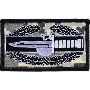 United States Army Combat Action CAB Black Embroidered Patch, with Iron-On Adhesive