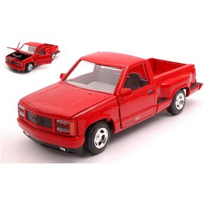 Motormax Model متوافق مع GMC Sierra GT التقاط 1992 Red 1:24 DIECAST MTM73204R