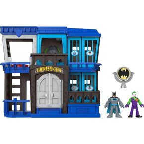 Fisher-Price Imaginext DC Super Friends Batman Toy Gotham City Jail Recharged Playset for Preschool Pretend Play Kids Ages 3+ Years