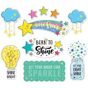 CTP Star Bright Evential Thinking Mini Bulletin Board Top Charsiproom Factors (Press Creative Education 10924)
