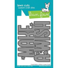 Lawn Fawn LF3185 Giant Make A Wish Dies