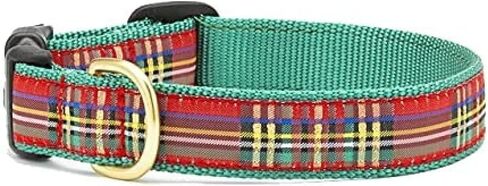 Up Country Christmas Parkle Plaid Pattern (طوق الكلب من Knadast Parkle ، صغير (من 9 إلى 15 بوصة) 5/8 بوصة عرض ضيقة) in Kuwait