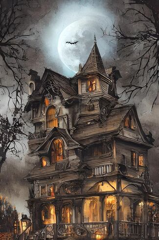Moohue 14CT Stamped Cross Stitch Kits for Adults Beginners Creepy Halloween Counted Cross Stitch Kits for Adults Advanced (Creepy Halloween) in Saudi Arabia