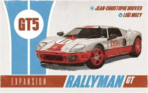 ألعاب الكأس المقدسة | Rallyman: GT - Team Challenge | توسع لعبة مجلس الإستراتيجية | سباق سيارات مع النرد | 1 إلى 12 لاعب | 45 دقيقة | تتراوح أعمارهم بين 10+ in Kuwait