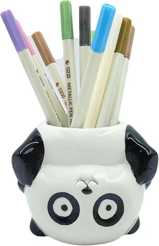 Cute Dog Pencil Holder for Desk Animal Shaped Succulent Planter Office Pen Holder Gift for Dog Lover, Boy, Girls, Women, Men (Dog) in Saudi Arabia