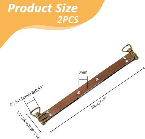 SUPERFINDINGS 2PCS 9.8" Metal Internal Flex Frames with Loop Iron Purse Frame Coin Handbag Hinges Kiss Clasp Spring Clip Hook for Wallet Bag DIY Craft Sewing Purse Making in Saudi Arabia