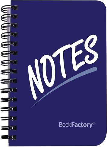 BookFactory Idea Book/Idea Journal/Mini Ideas Notebook/Pocket Idea Log Book 120 Pages - 3 1/2" x 5 1/4'' Durable Thick Translucent Cover Wire-O Binding (JOU-120-M3CW-A(Ideas)) in Saudi Arabia