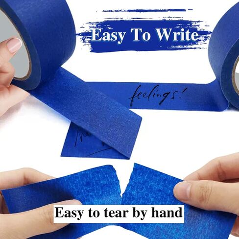 Painters Tape 2 Inch Wide, 10-Packs Blue Painters Tape for General Purpose Use, 2 Inches X 55 Yards X 10 Rolls, 550 Yards in Total in Kuwait