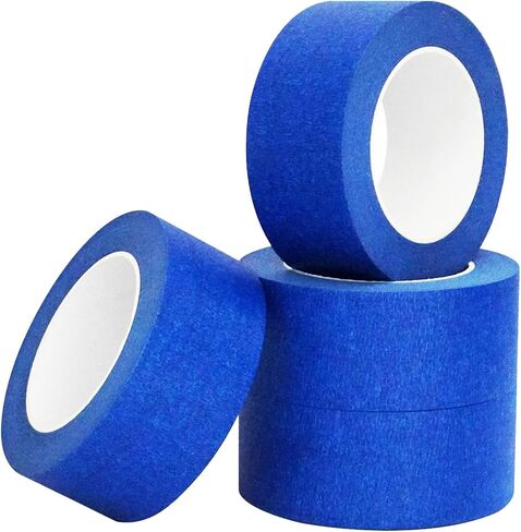 Painters Tape 2 Inch Wide, 10-Packs Blue Painters Tape for General Purpose Use, 2 Inches X 55 Yards X 10 Rolls, 550 Yards in Total in Kuwait
