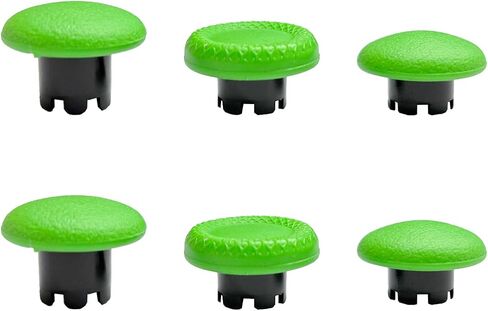 6 in 1 Thumbsticks Paddles Replacement for PS5 Dualsense Controller, Thumbsticks for PS5 Edge Controller, Accessories Parts for PS5 Dualsense Edge Controller Analog Joystick Repair Kit (Black) in Kuwait