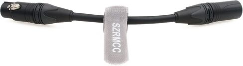 SZRMCC Original XLR 4 Pin Male to XLR 4 Pin Female Monitor Power Cable for Sony F55/F5 Camera Practilite 602 DSLR Camcorder (Original XLR 4pin 3M) in Kuwait