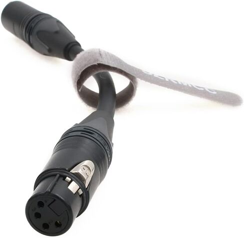 SZRMCC Original XLR 4 Pin Male to XLR 4 Pin Female Monitor Power Cable for Sony F55/F5 Camera Practilite 602 DSLR Camcorder (Original XLR 4pin 3M) in Kuwait