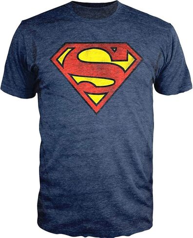 DC Comics Superman S Super Logo Men's Blue T-Shirt Tee Shirt in Saudi Arabia