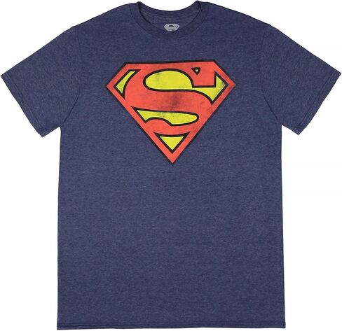 DC Comics Superman S Super Logo Men's Blue T-Shirt Tee Shirt in Saudi Arabia
