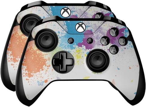 Carbon Fiber Skin Compatible with Microsoft Xbox One Controller (2 Pack) - Dead Wood - Premium 3M Vinyl Protective Wrap Decal Cover - Easy to Apply | Crafted in The USA by MightySkins in Saudi Arabia