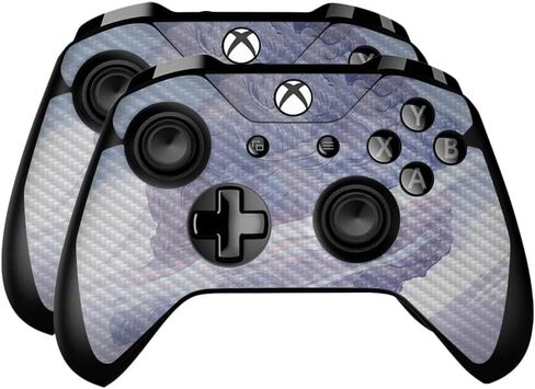 Carbon Fiber Skin Compatible with Microsoft Xbox One Controller (2 Pack) - Dead Wood - Premium 3M Vinyl Protective Wrap Decal Cover - Easy to Apply | Crafted in The USA by MightySkins in Saudi Arabia