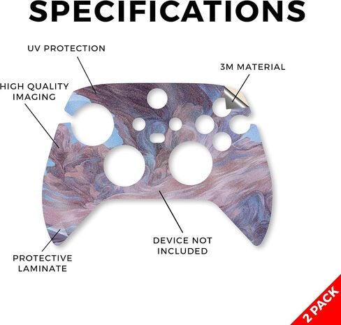 Glossy Glitter Skin Compatible with Microsoft Xbox Series X|S Controller (2 Pack) - Sunflower Field - Premium 3M Vinyl Protective Wrap Decal Cover - Easy to Apply | Crafted in The USA by MightySkins in Kuwait