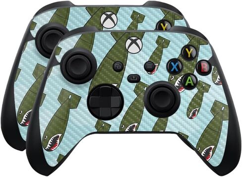 Glossy Glitter Skin Compatible with Microsoft Xbox Series X|S Controller (2 Pack) - Sunflower Field - Premium 3M Vinyl Protective Wrap Decal Cover - Easy to Apply | Crafted in The USA by MightySkins in Kuwait