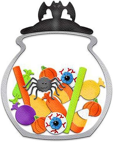 Metal Halloween Die Cuts Spooky Withered Tree Bat Cutting Dies Embossing Stencil Template for Card Making Scrapbooking Paper Craft Album Stamps DIY Décor in Saudi Arabia