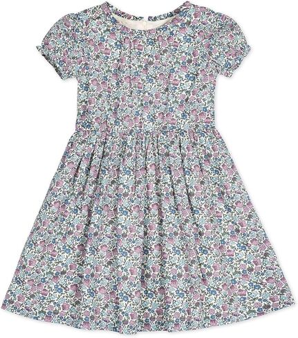 Hope & Henry Girls' Short Sleeve Tie-Waist Knit Dress in Kuwait